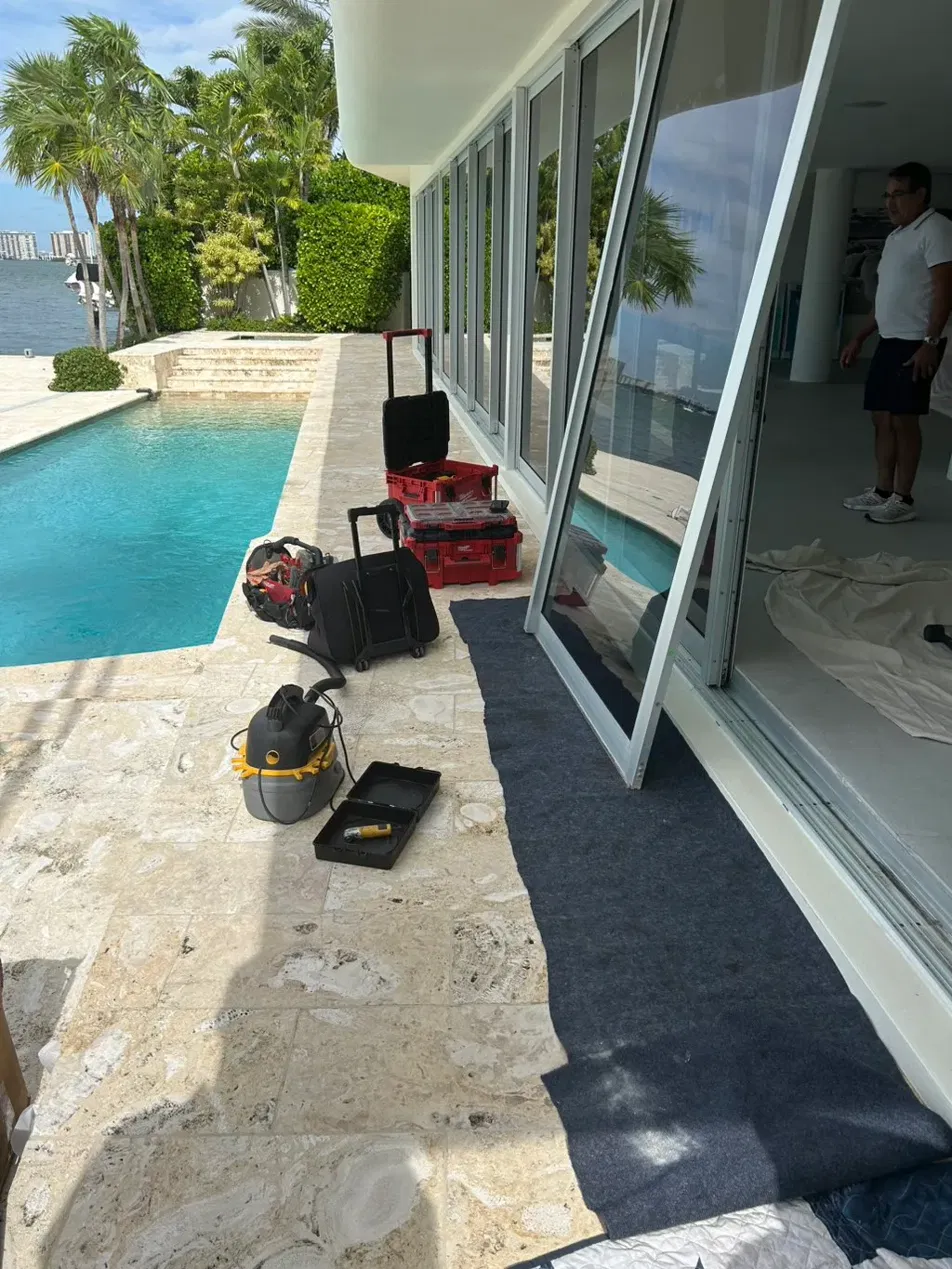 Sliding Patio Door Repair — related work and parts