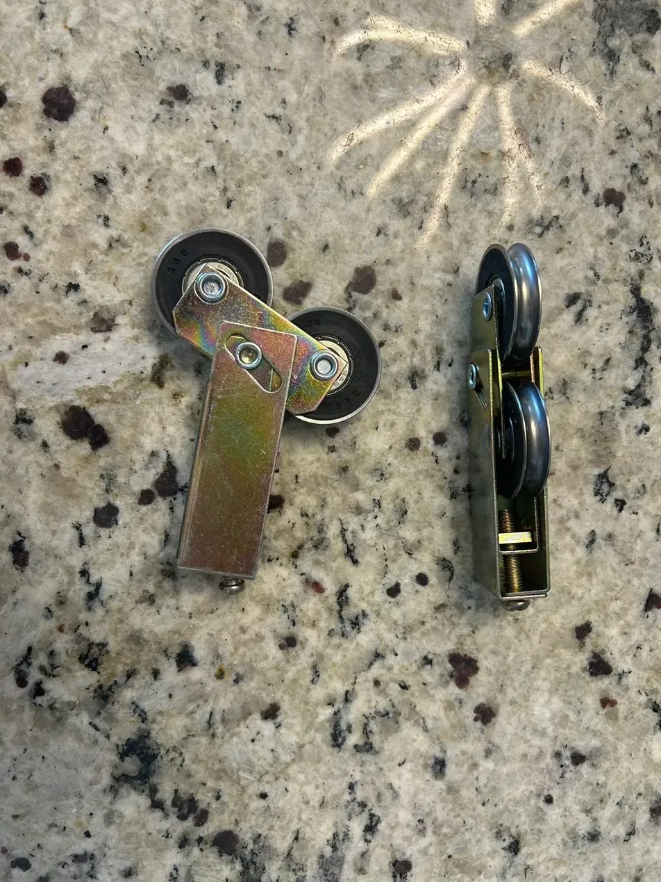 Sliding Door Roller Replacement — related work and parts