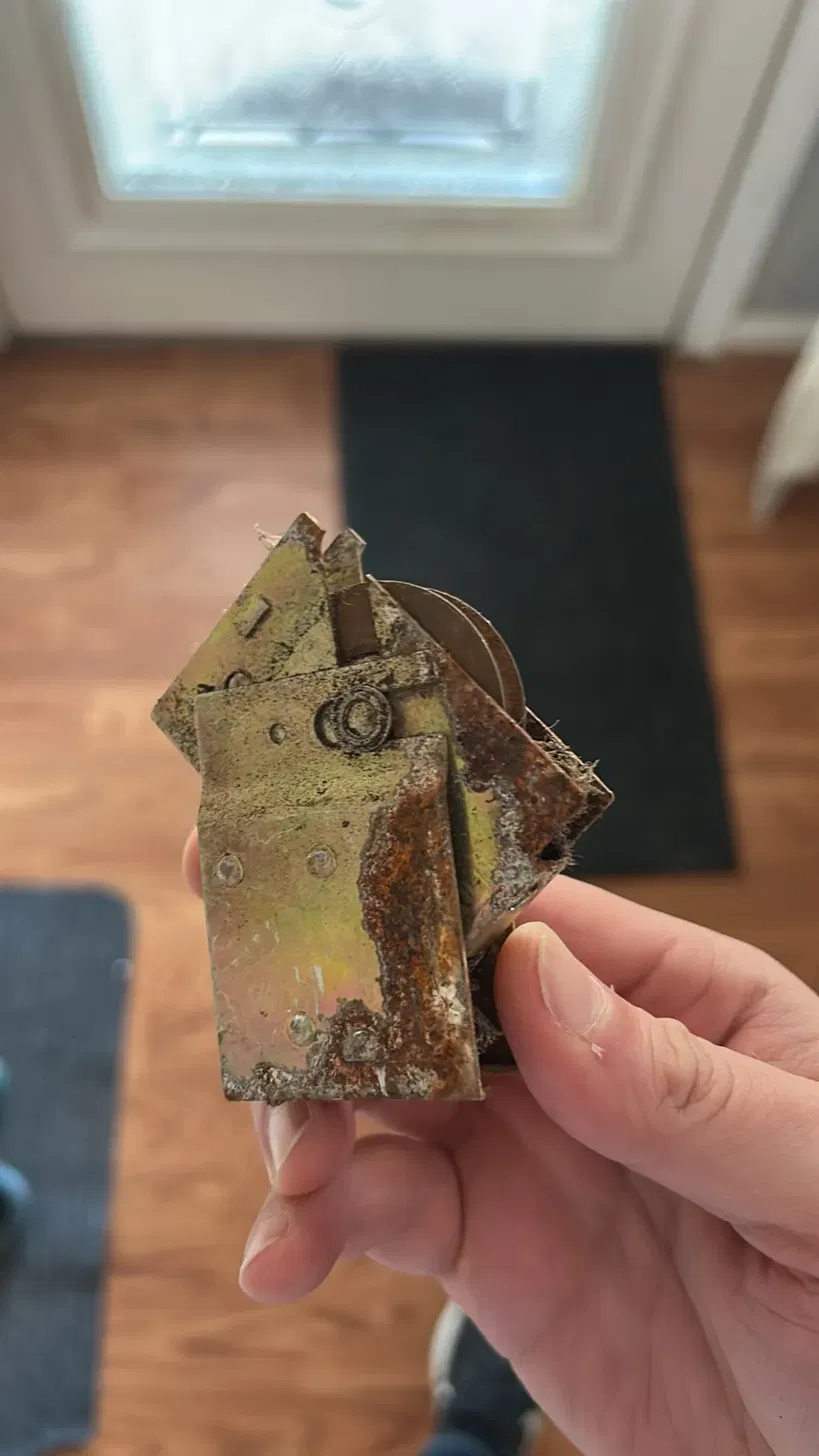 Sliding Door Roller Replacement — related work and parts